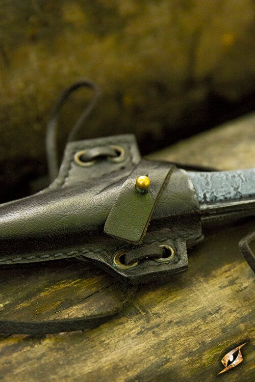 Cutthroat Knife & Holder - Larp/Grv