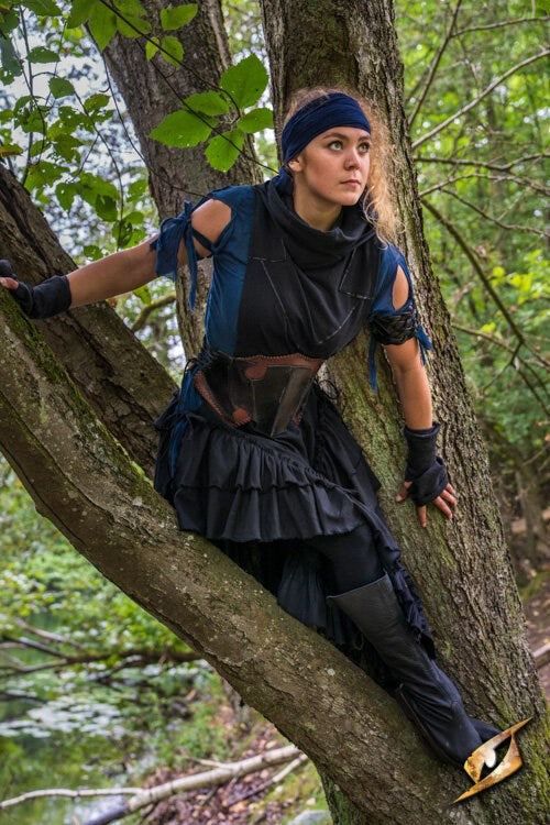 Corsetto Dark Elf Larp/Grv