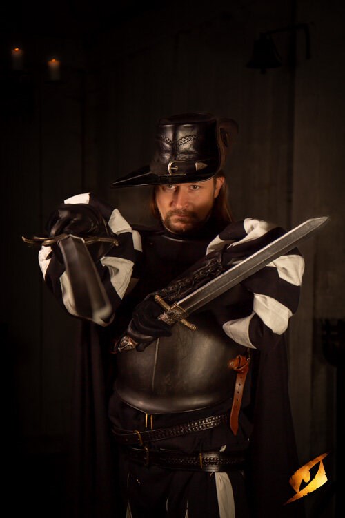 Duelist Sword - Vanguard - Black - 85 cm Larp/Grv