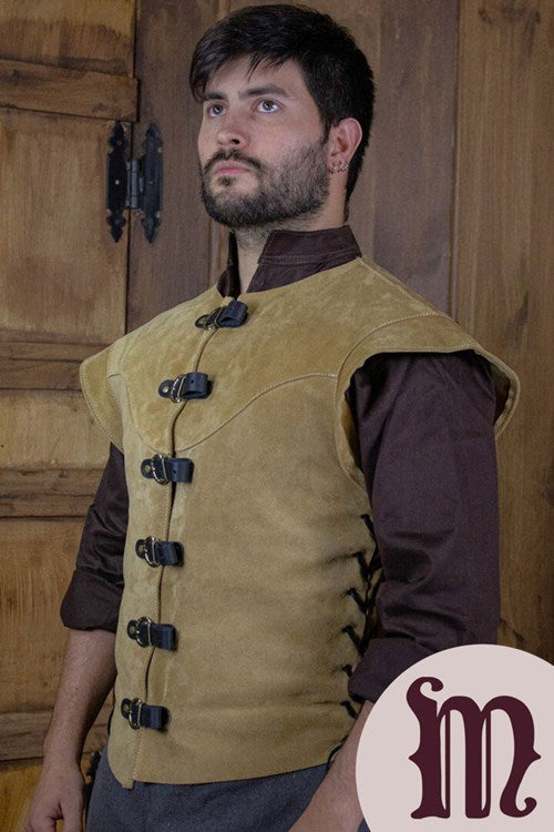 Farsetto corto Jules in pelle Larp/Grv