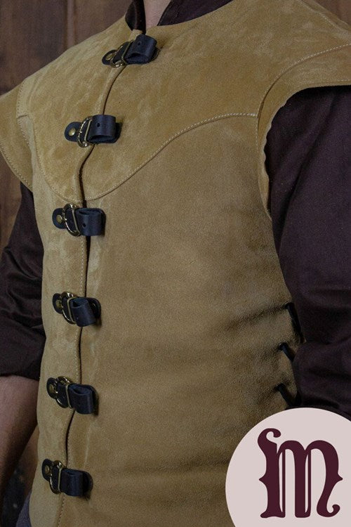 Farsetto corto Jules in pelle Larp/Grv