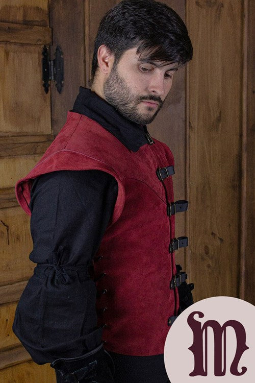 Farsetto corto Jules in pelle Larp/Grv