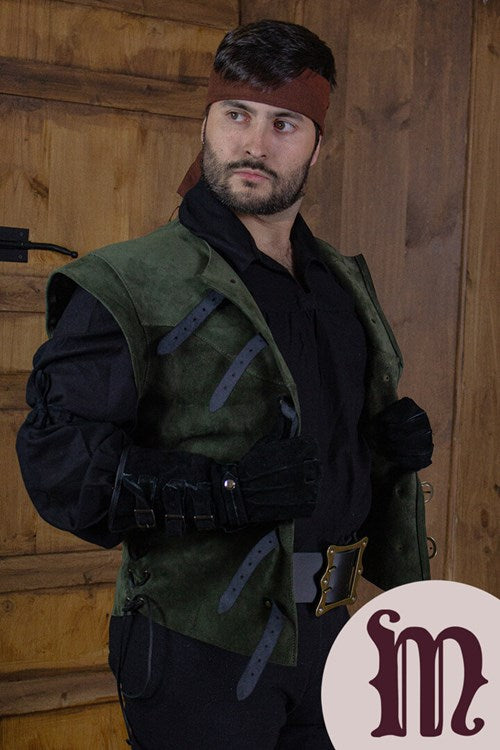 Farsetto corto Jules in pelle Larp/Grv