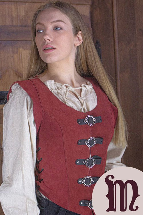 Smanicato corto Julienne in pelle Larp/Grv