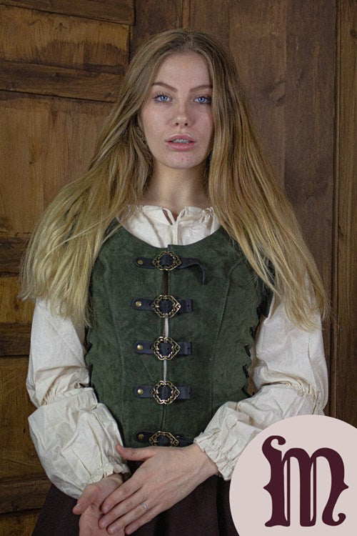 Smanicato corto Julienne in pelle Larp/Grv