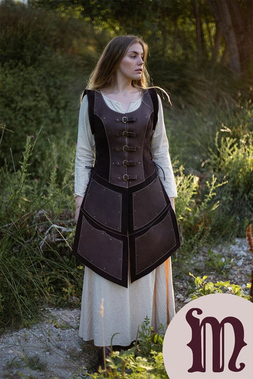 Armatura Keitharu in pelle e cuoio Larp/Grv