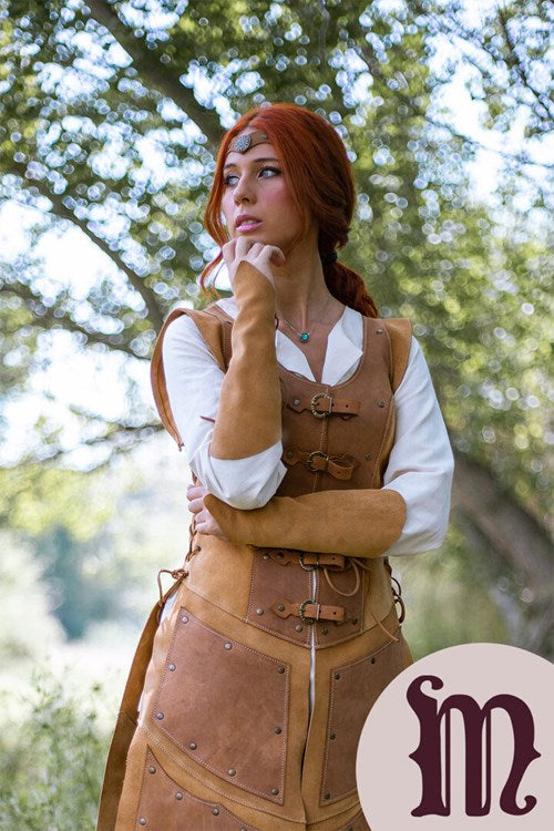 Armatura Keitharu in pelle e cuoio Larp/Grv