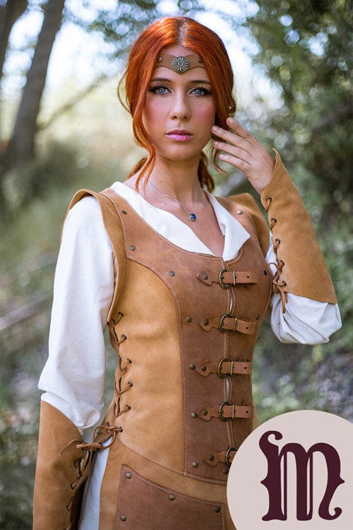 Armatura Keitharu in pelle e cuoio Larp/Grv