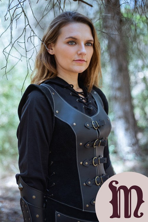 Armatura Keitharu in pelle e cuoio Larp/Grv
