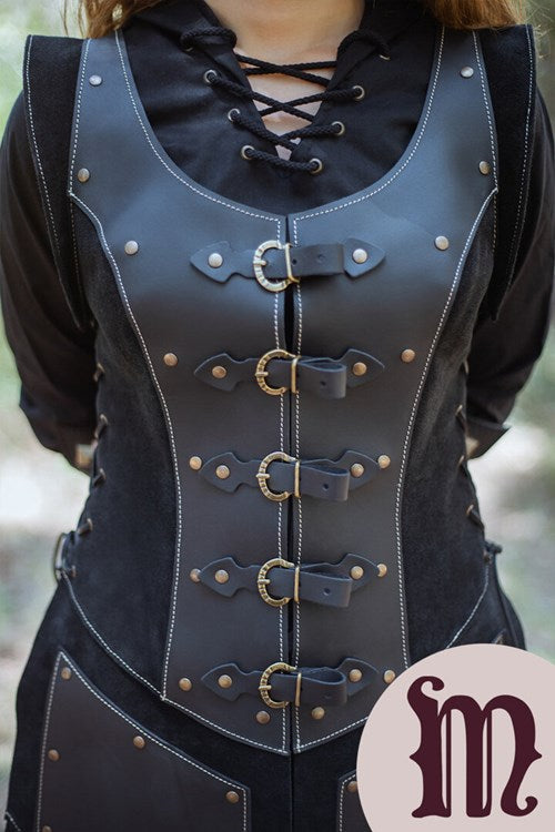 Armatura Keitharu in pelle e cuoio Larp/Grv