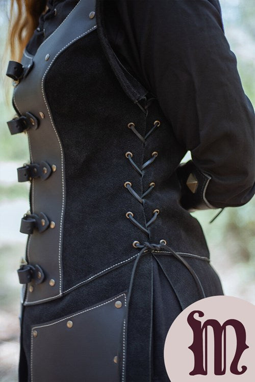 Armatura Keitharu in pelle e cuoio Larp/Grv