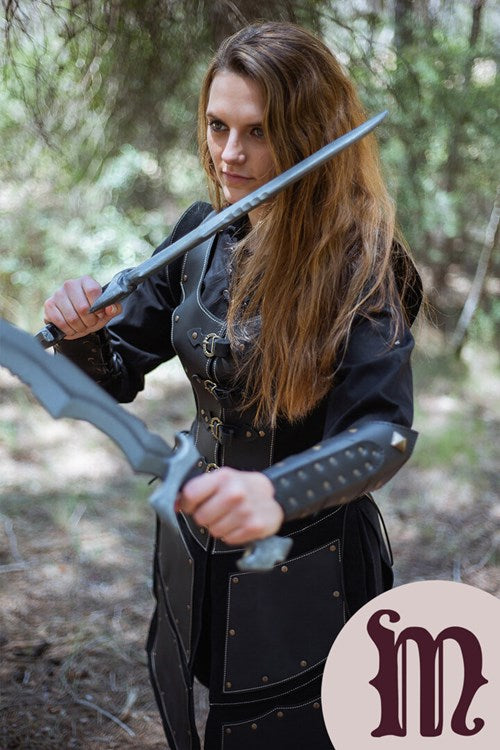 Armatura Keitharu in pelle e cuoio Larp/Grv