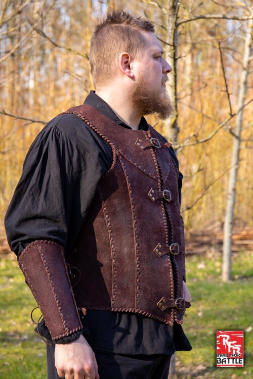 Pettorina Veteran RFB, cuoio Larp/Grv