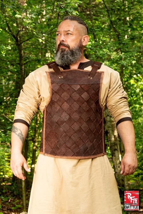 Pettorina RFB Viking in cuoio Larp/Grv