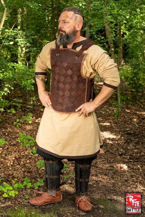 Pettorina RFB Viking in cuoio Larp/Grv