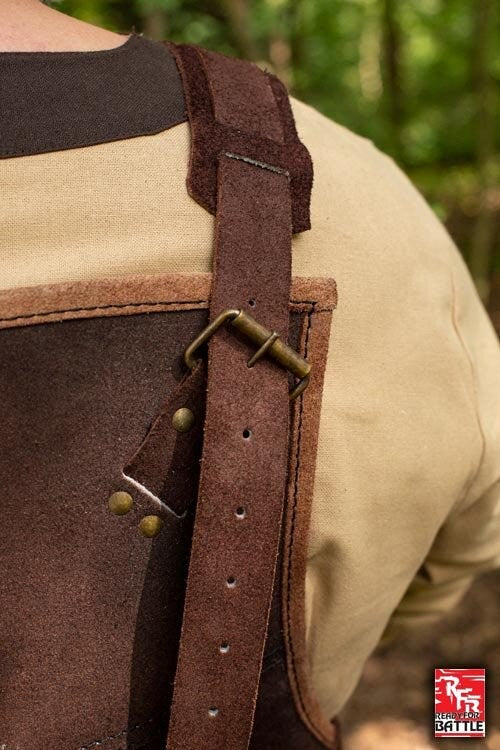 Pettorina RFB Viking in cuoio Larp/Grv