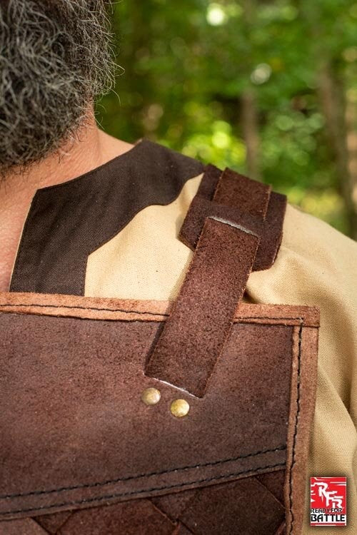 Pettorina RFB Viking in cuoio Larp/Grv