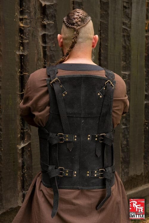 Pettorina RFB Viking in cuoio Larp/Grv