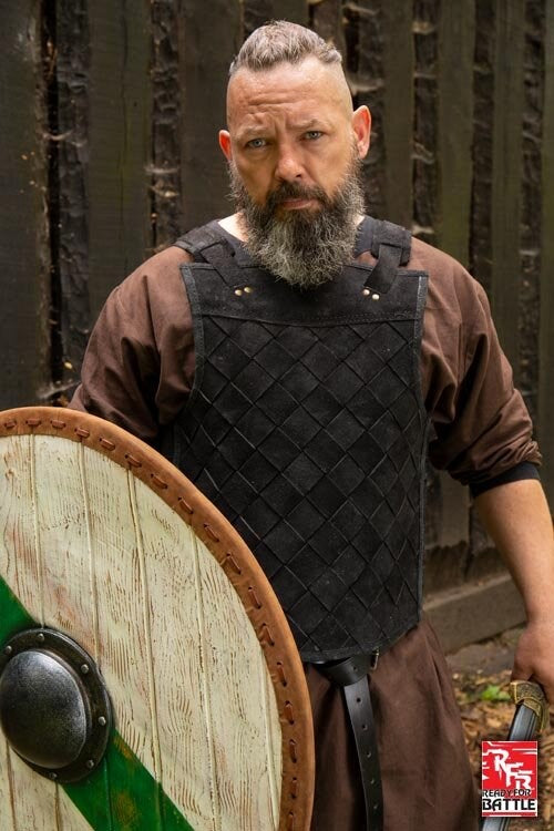 Pettorina RFB Viking in cuoio Larp/Grv