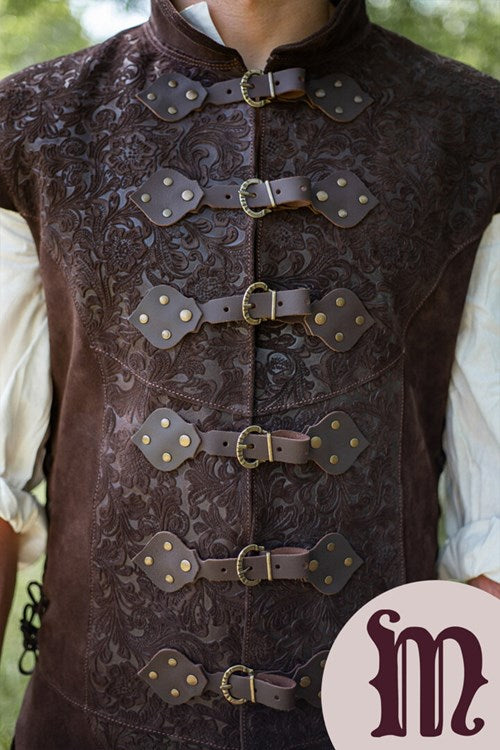 Smanicato Yalon deluxe in pelle Larp/Grv
