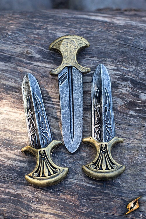 Assassin Inquisitor Knives - 13 cm - 3 pezzi Larp/Grv