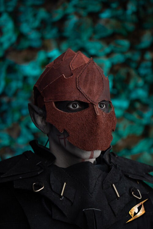 Elmo/Maschera Assassin Suede Larp/Grv