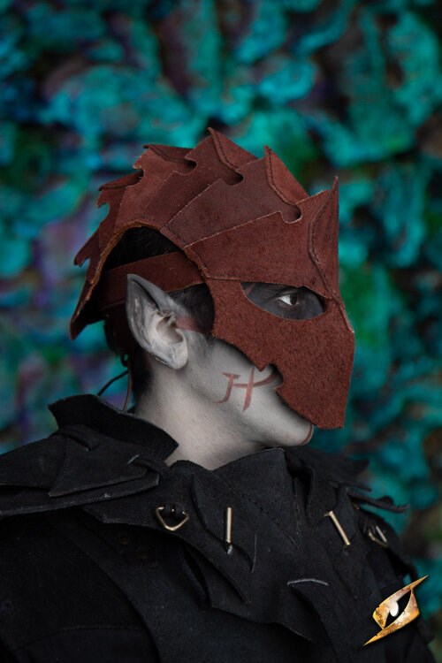 Elmo/Maschera Assassin Suede Larp/Grv