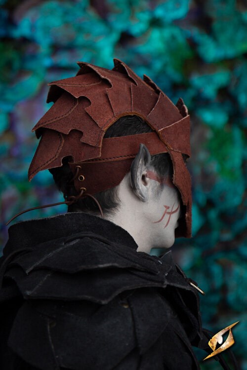 Elmo/Maschera Assassin Suede Larp/Grv