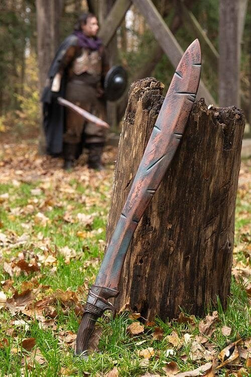 Battleworn Falcata - 85 cm Larp/Grv