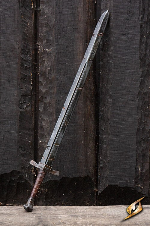 Battleworn Footman Sword - 118 cm Larp/Grv