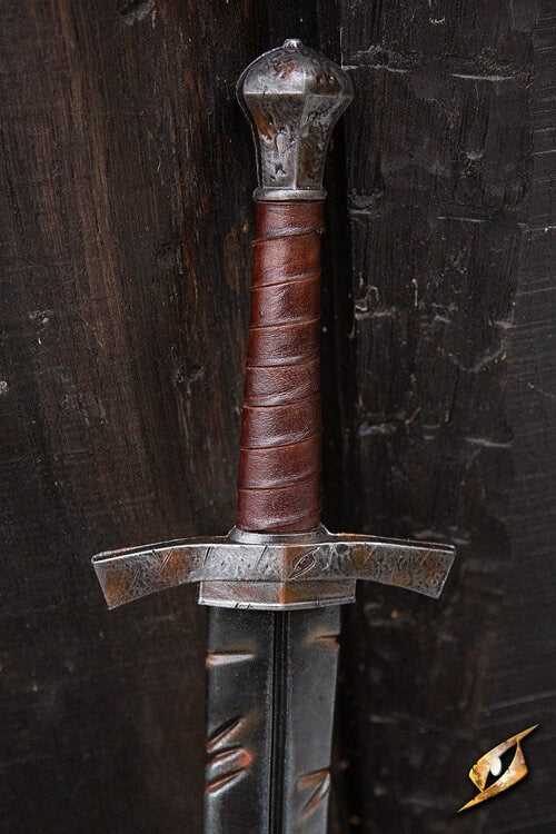 Battleworn Footman Sword - 118 cm Larp/Grv