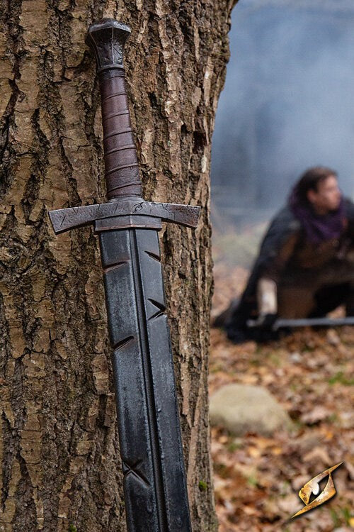 Battleworn Footman Sword - 85 cm Larp/Grv