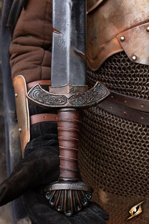 Battleworn Viking Sword - 100 cm Larp/Grv