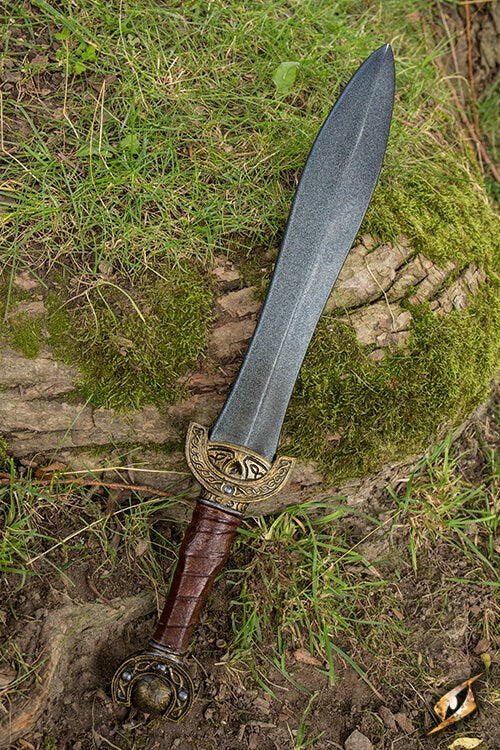 Celtic Leaf Sword - 60 cm Larp/Grv