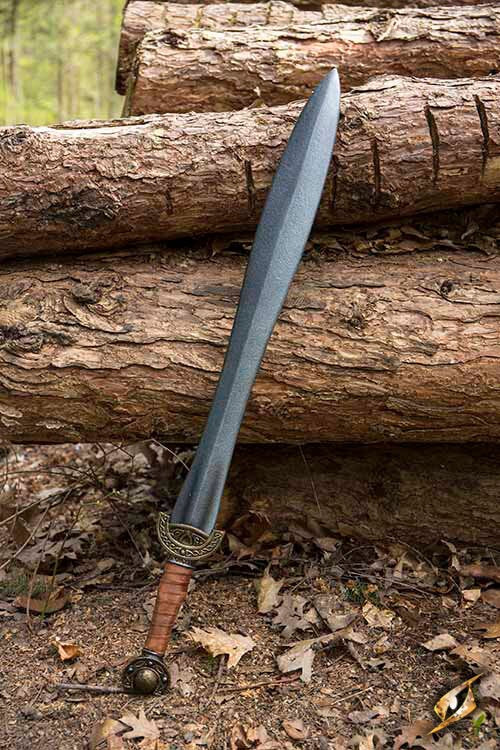 Celtic Leaf Sword - 85 cm Larp/Grv