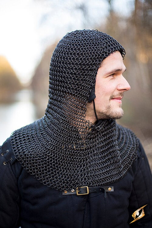 Chainmail Hood - Alaric Larp/Grv