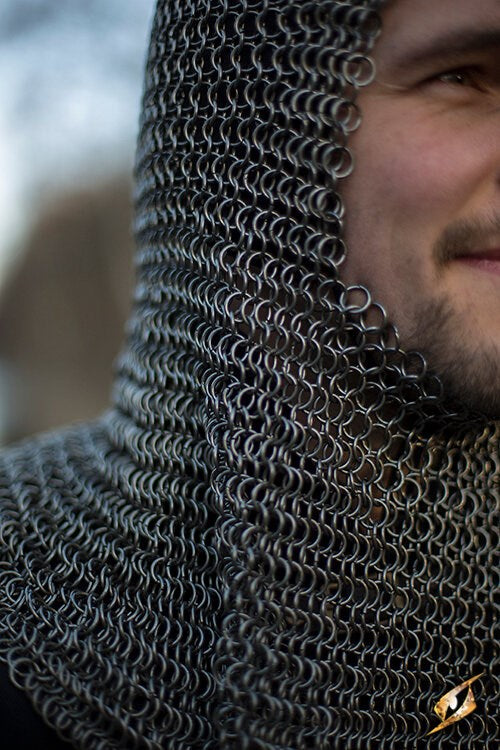 Chainmail Hood - Alaric Larp/Grv