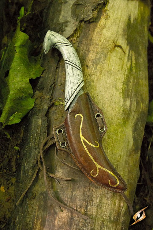 Elven Throwing Knife & Holder Larp/Grv