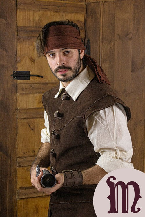 Farsetto lungo Jules in pelle Larp/Grv