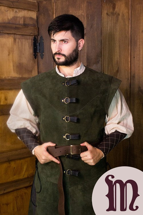Farsetto lungo Jules in pelle Larp/Grv