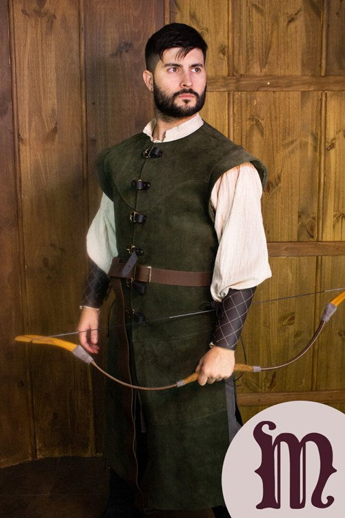 Farsetto lungo Jules in pelle Larp/Grv