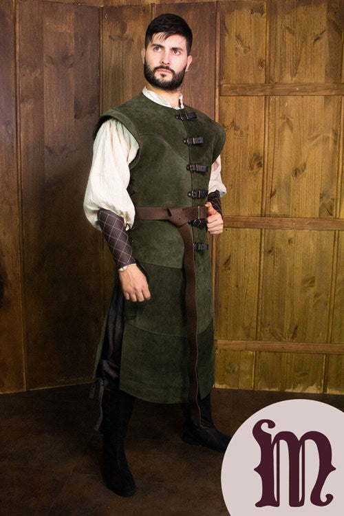 Farsetto lungo Jules in pelle Larp/Grv