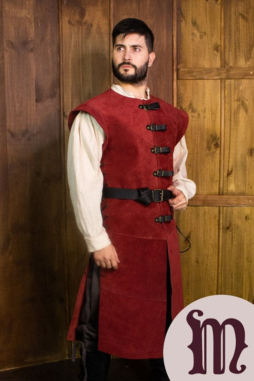 Farsetto lungo Jules in pelle Larp/Grv