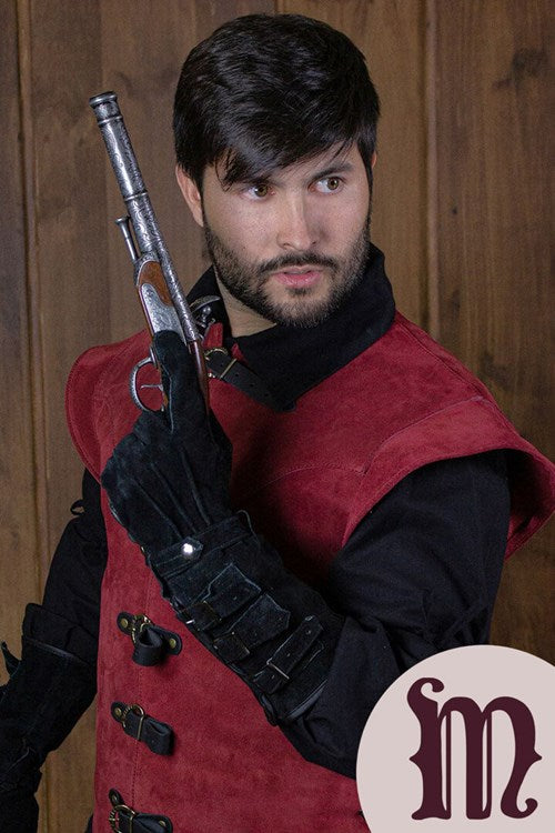 Farsetto corto Jules in pelle Larp/Grv