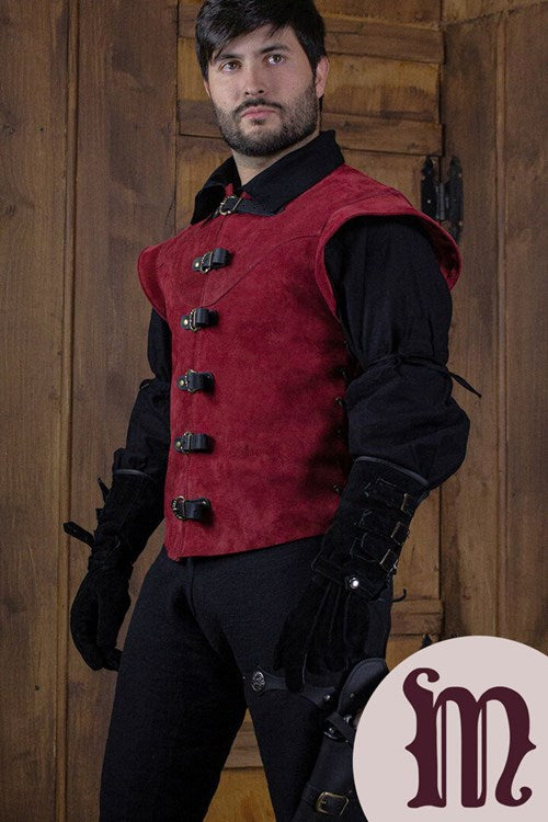 Farsetto corto Jules in pelle Larp/Grv
