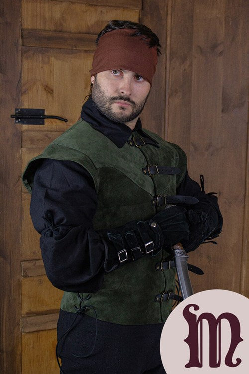 Farsetto corto Jules in pelle Larp/Grv