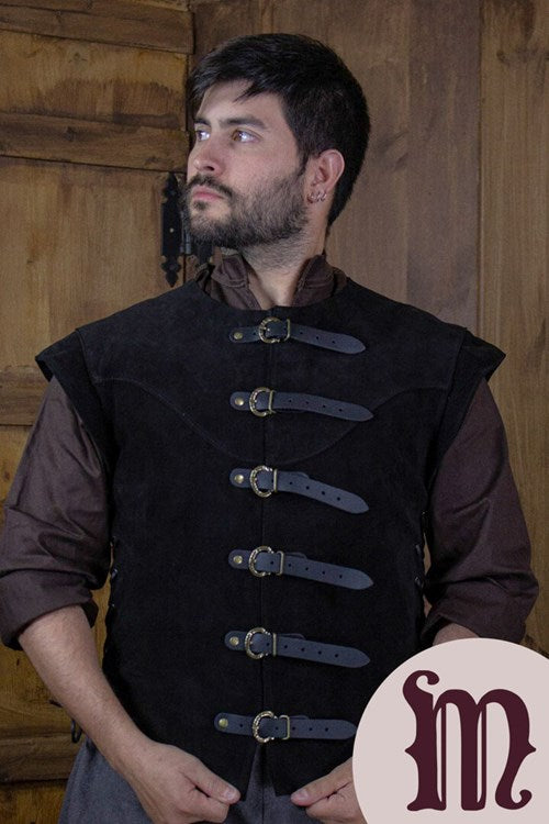 Farsetto corto Jules in pelle Larp/Grv