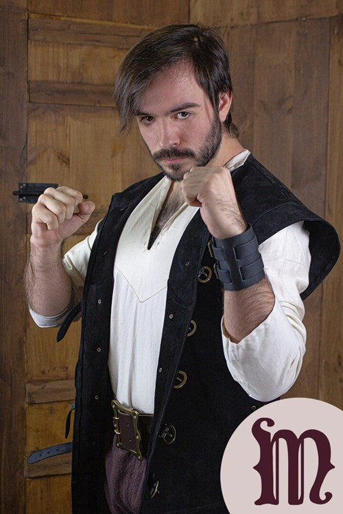 Farsetto lungo Jules in pelle Larp/Grv