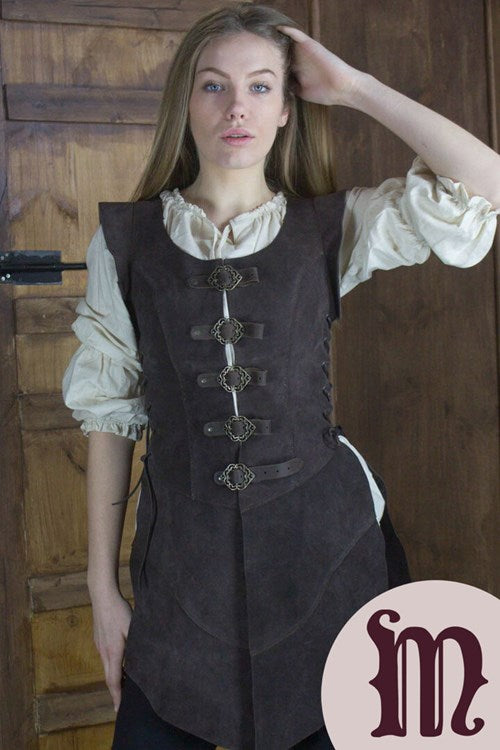 Smanicato lungo Julienne in pelle Larp/Grv