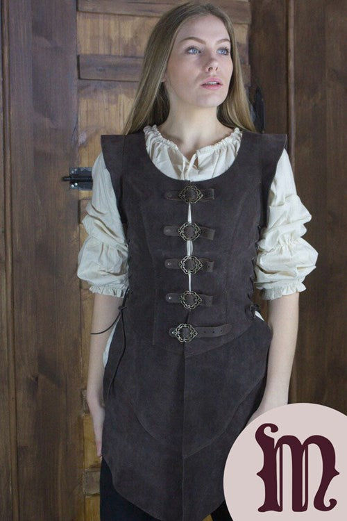 Smanicato lungo Julienne in pelle Larp/Grv